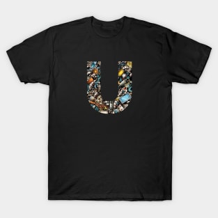 Monogram letter U T-Shirt